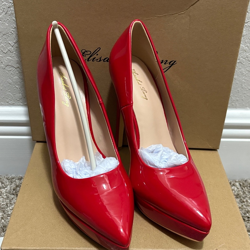Elegant Red Heels by